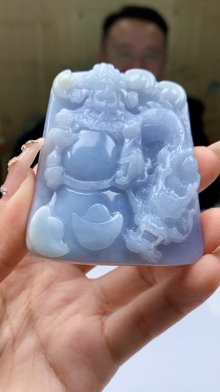 【闪购商品】定制翡翠未镶嵌5155ty-毛货挂件106