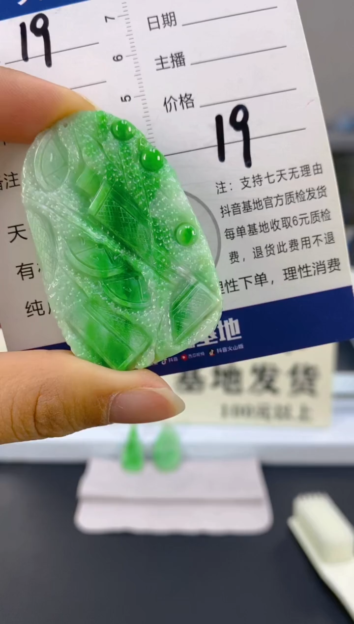 【闪购商品】翡翠颈饰未镶嵌天然A货翡翠