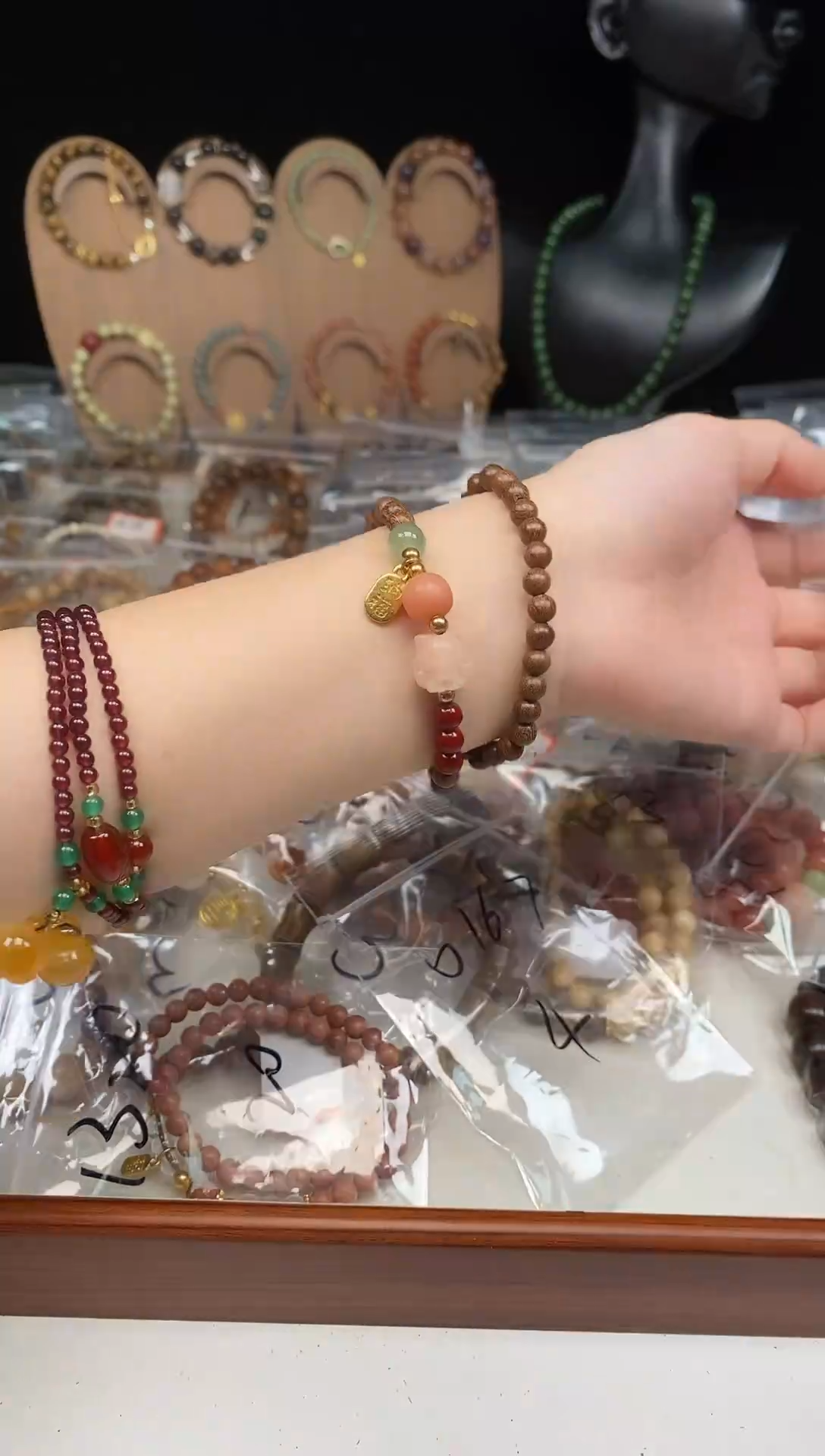 白玉菩提手串0167