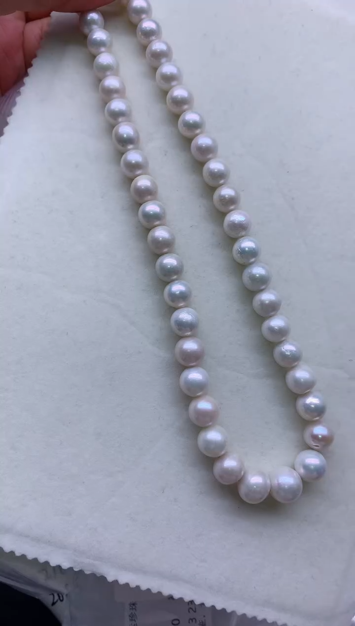 【闪购商品】淡水珍珠项链银S925镶嵌淡水珍珠项链