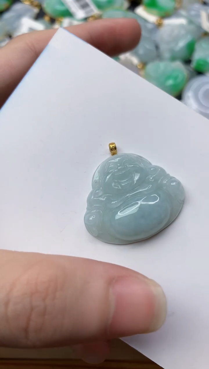 【闪购商品】翡翠颈饰18K金镶嵌3...........