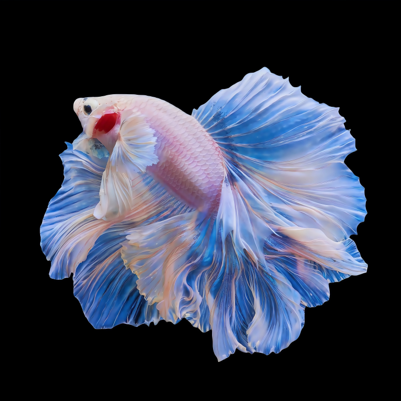 安安水族01-60号泰国精品斗鱼直播间选号可繁殖网红婚纱鱼观赏鱼