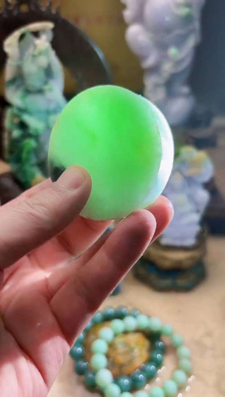 未镶嵌挂件翡翠A货张麦9610