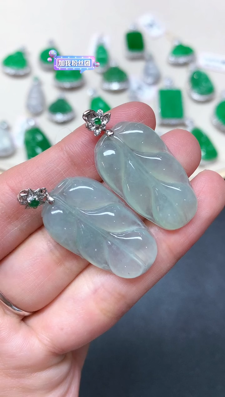 【闪购商品】翡翠吊坠(不含链)18K金镶嵌A2|980多样性发其一