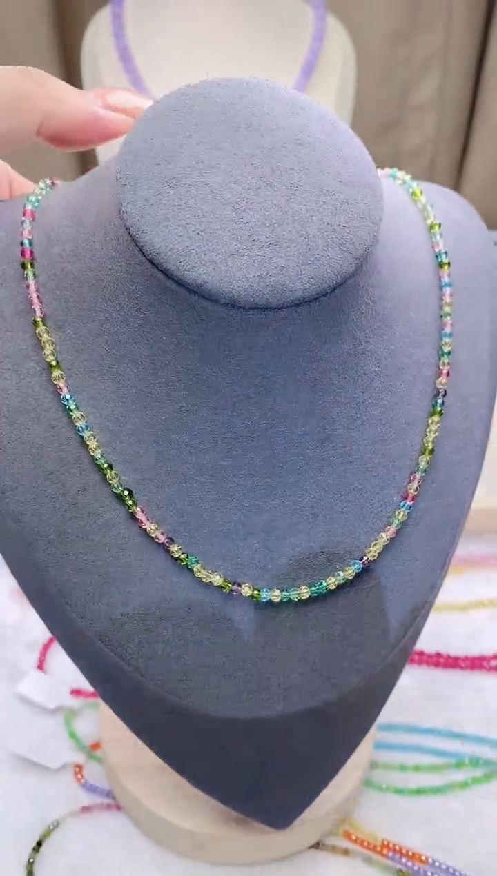 【闪购商品】尖晶石颈饰14K金镶嵌诗颜珠宝甄选SYZB07