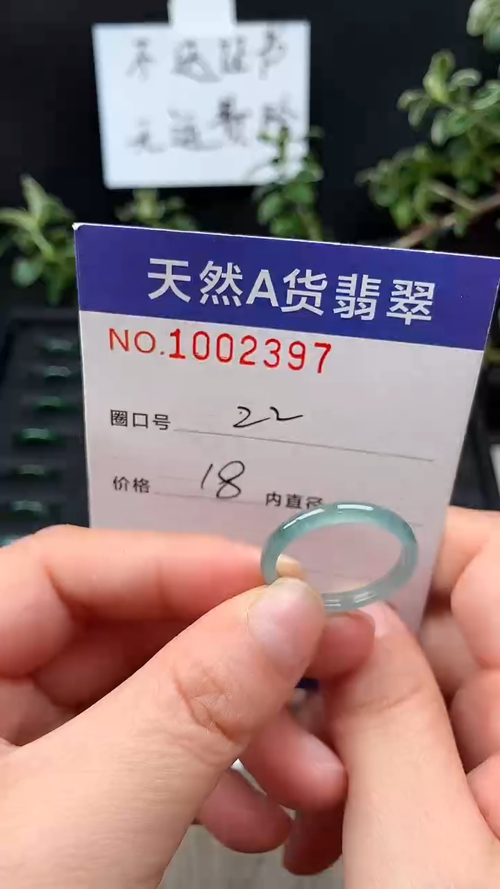 未镶嵌戒指翡翠22#