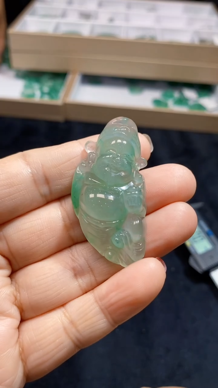 【闪购商品】石英质玉颈饰未镶嵌天然A货非洲翠