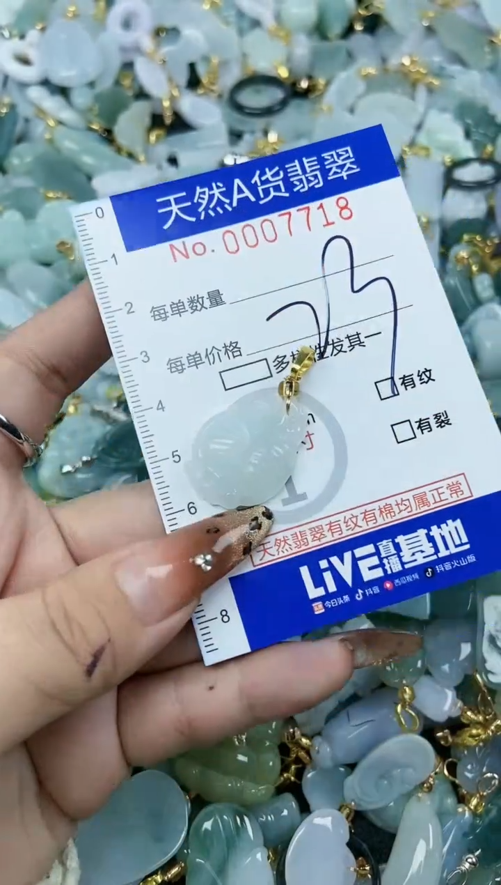 【闪购商品】翡翠颈饰未镶嵌天然A货翡翠