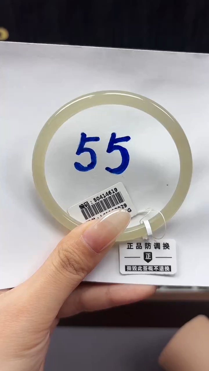 未镶嵌手镯和田玉4619