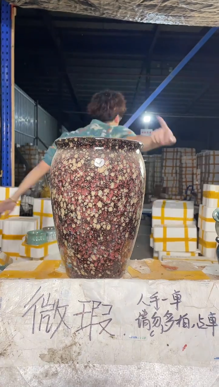 紫砂花盆宜兴紫砂粗陶花盆20-30