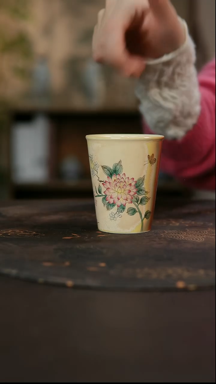 景德镇陶瓷杯碗柴烧多人