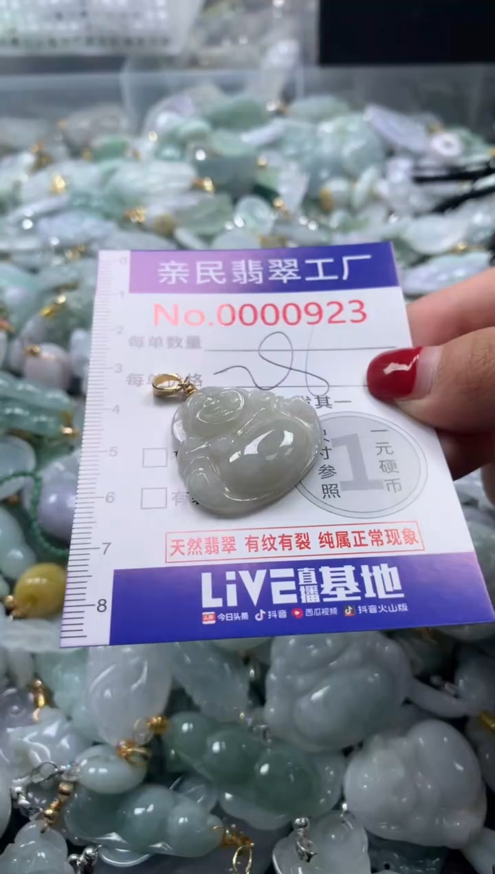 吊坠(不含链)未镶嵌翡翠923