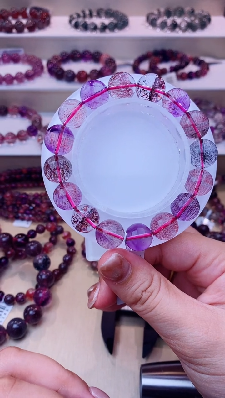 未镶嵌手链水晶彩超七12m+