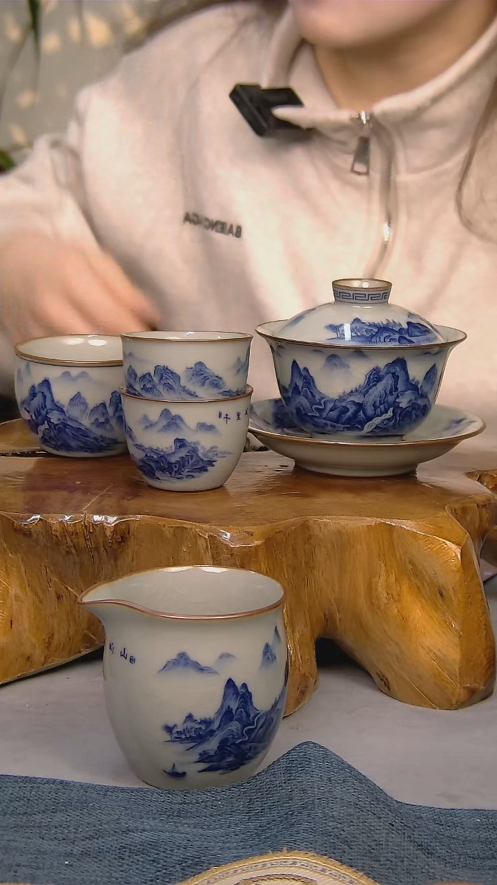 【闪购商品】简装家用款5件套 陶瓷家用茶具系列