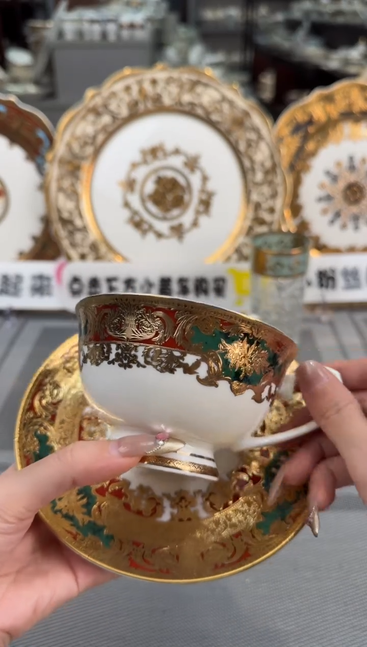 【闪购商品】瓷片220毫升杯碟福利款 尾单