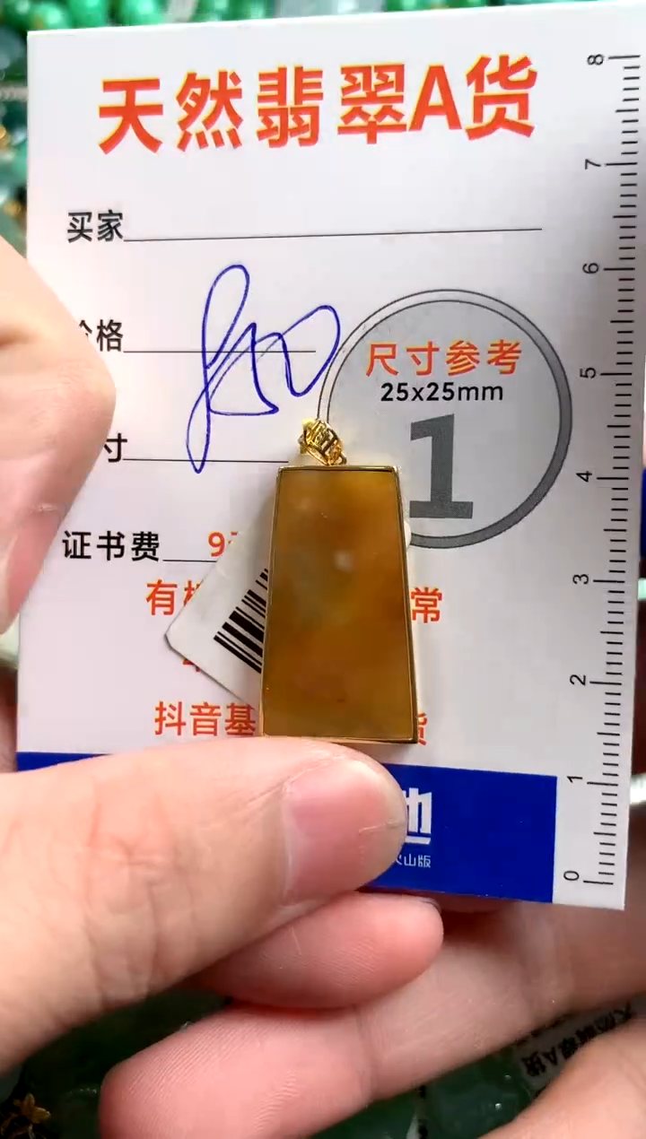 【闪购商品】翡翠颈饰18K金镶嵌0128282360