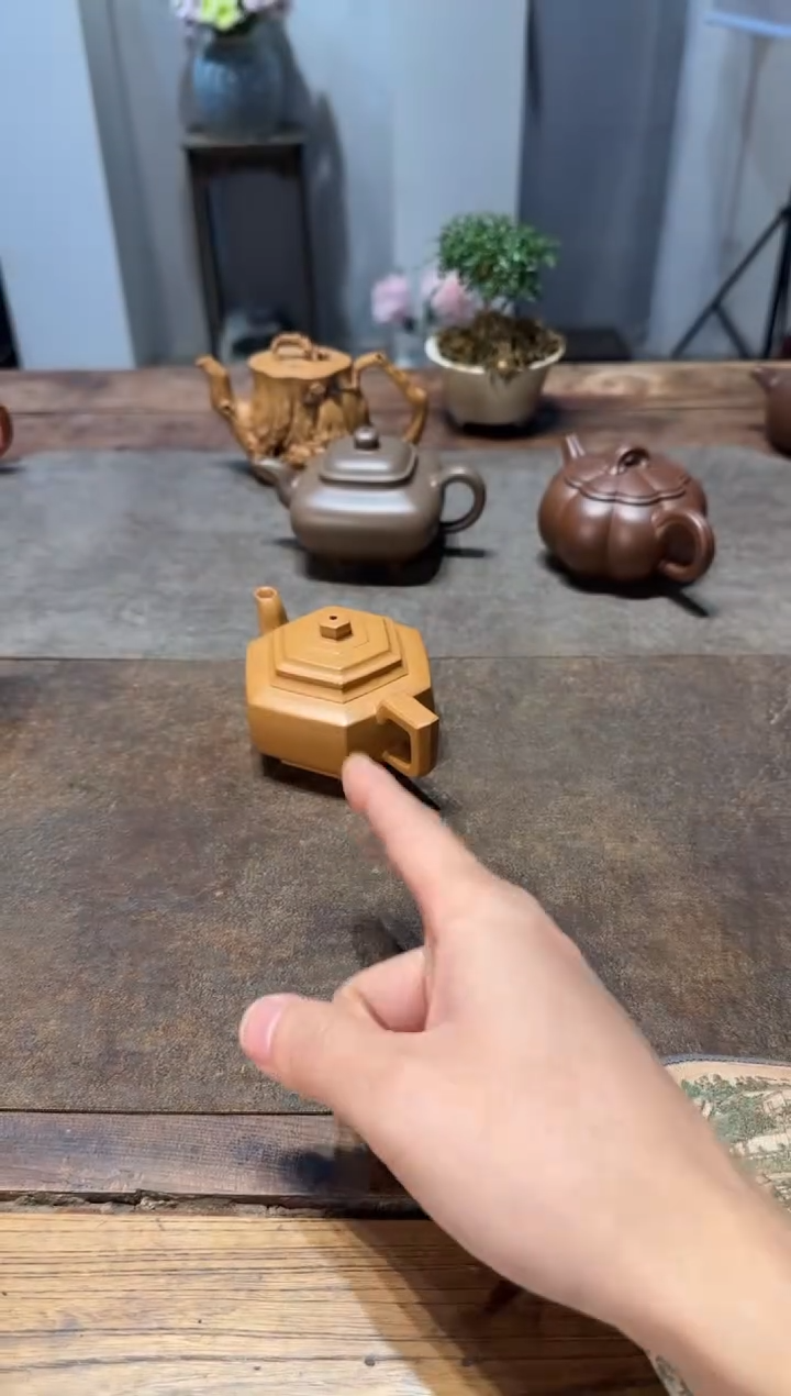 茶壶紫砂关*六方雪华