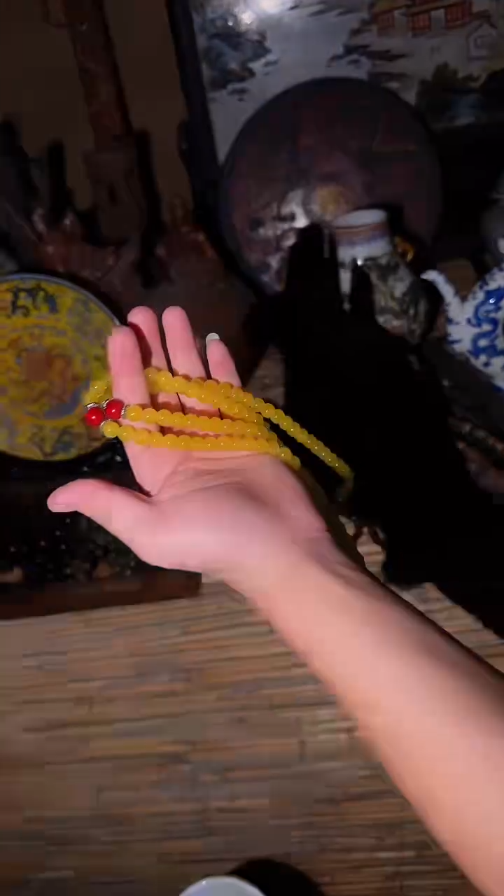 香榧木黄项链====