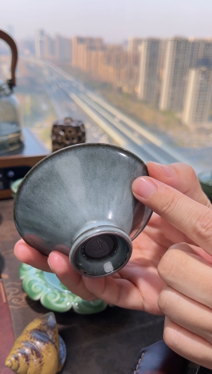 【闪购商品】仅此·全手·铁胎·斗笠盏