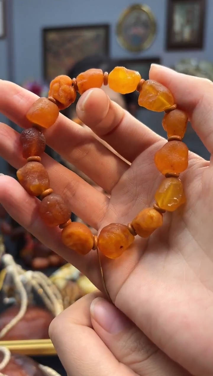 手串琥珀未镶嵌手串