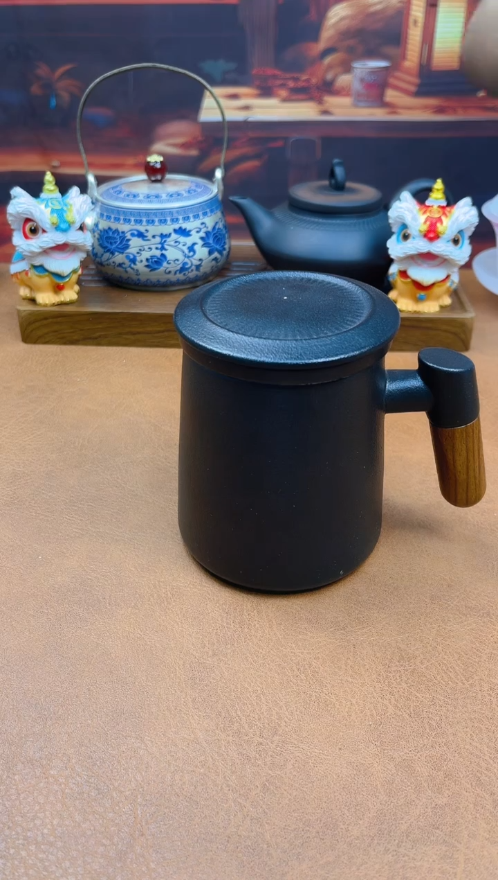 陶瓷茶具摆件旅行套组