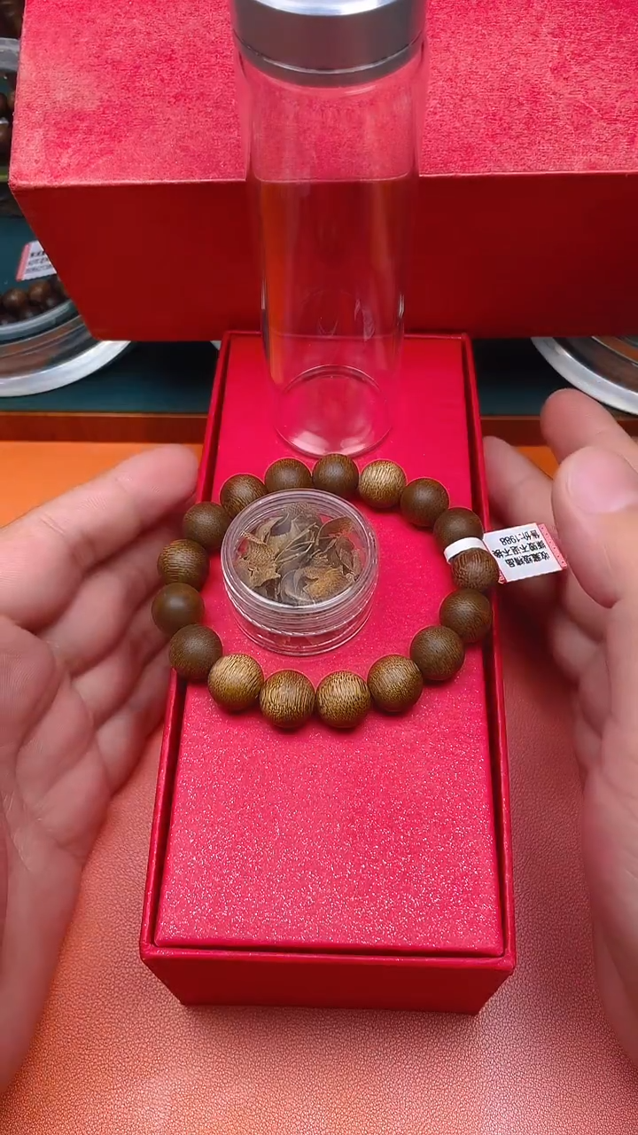 【闪购商品】沉香手串海南金沙叶1.2单圈B1283642