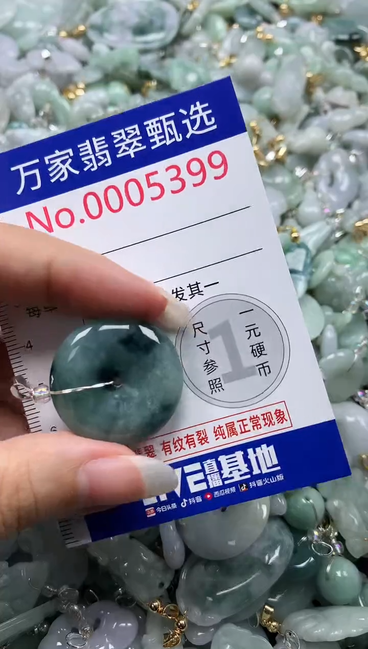 吊坠(不含链)未镶嵌翡翠5399