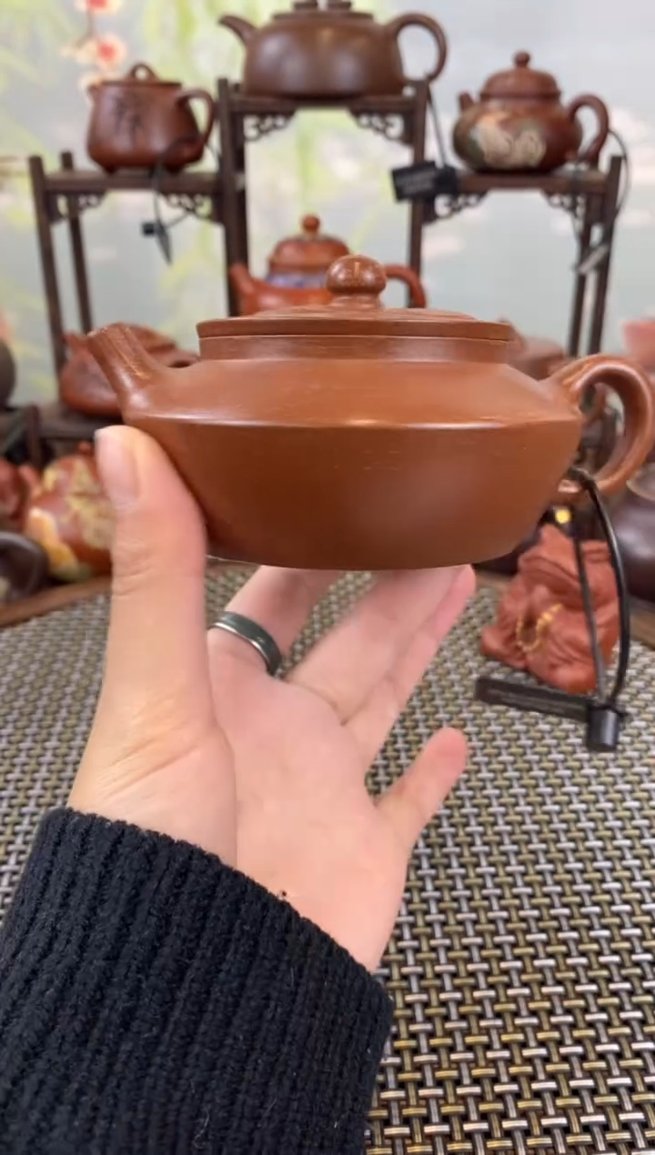 茶壶紫砂绝红降坡梵莲