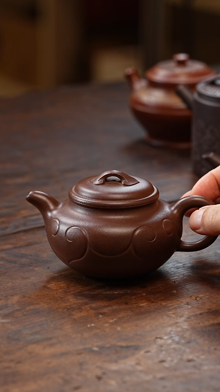 茶壶紫砂仿古如意