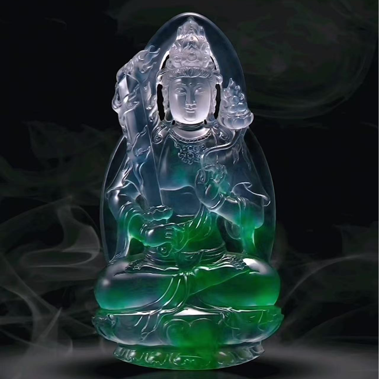 缅甸天然a货翡翠吊坠展示链接～～～