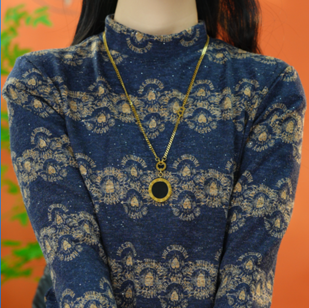 【出口原单】X2023 2025年专柜款高级亲肤打底衫显瘦弹性上衣真1226