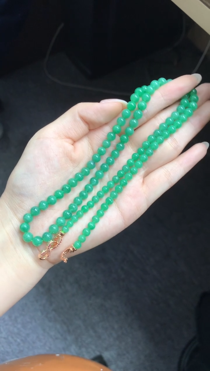 【闪购商品】翡翠项链未镶嵌珠链|9450+945