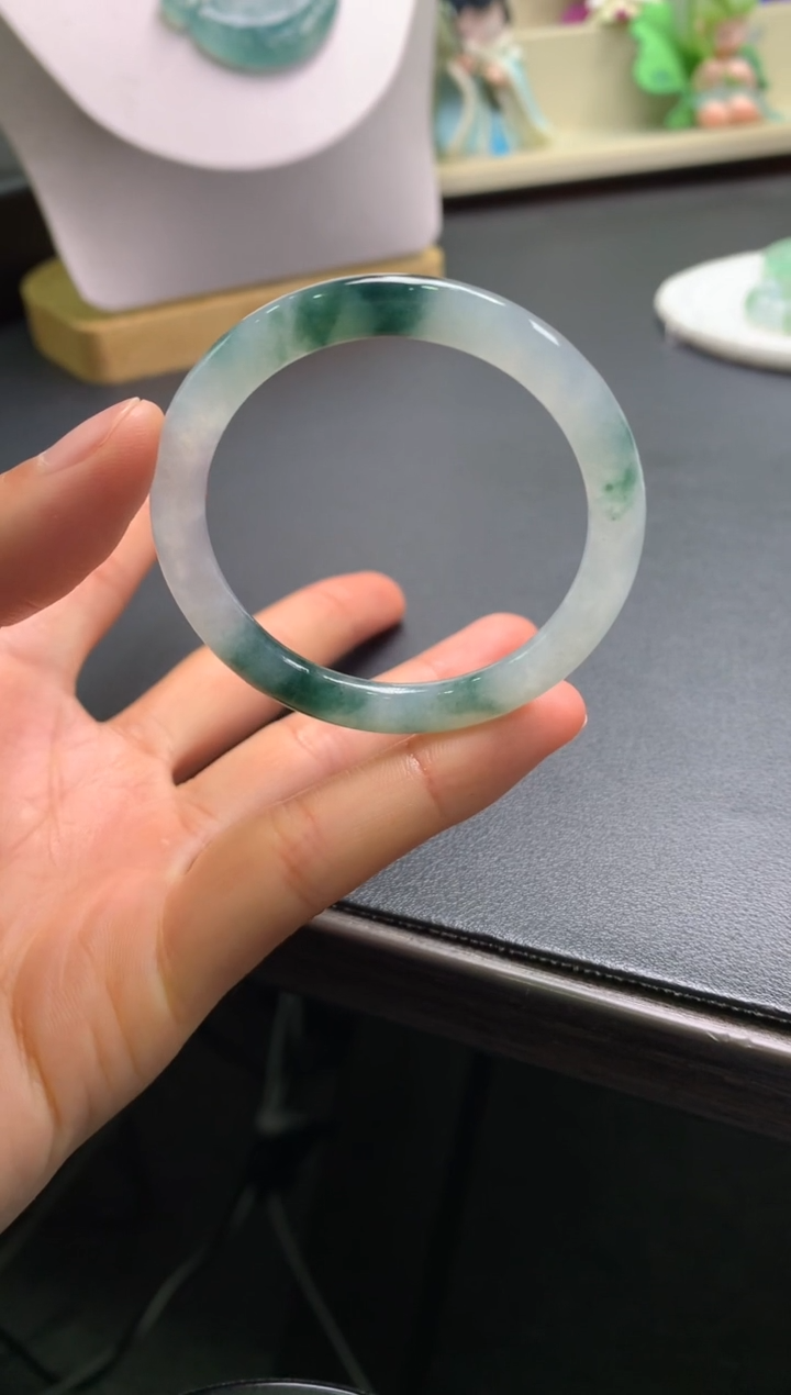 未镶嵌定制翡翠0785793993（43*5.3*5.8）