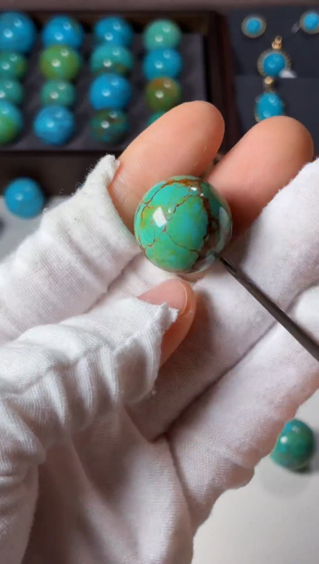 未镶嵌绿松石吊坠1