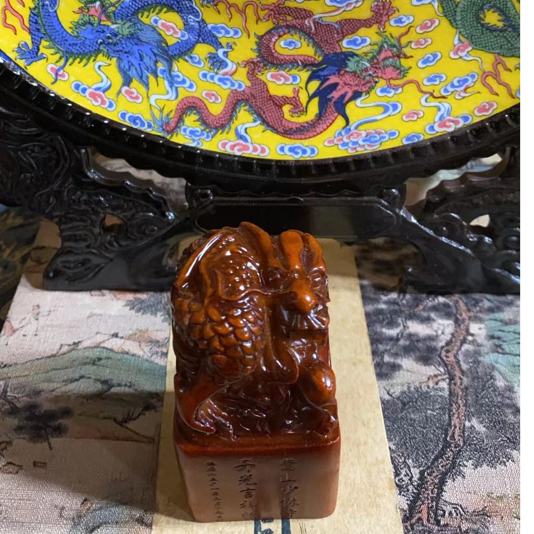 瓷盘章摆件一个链接