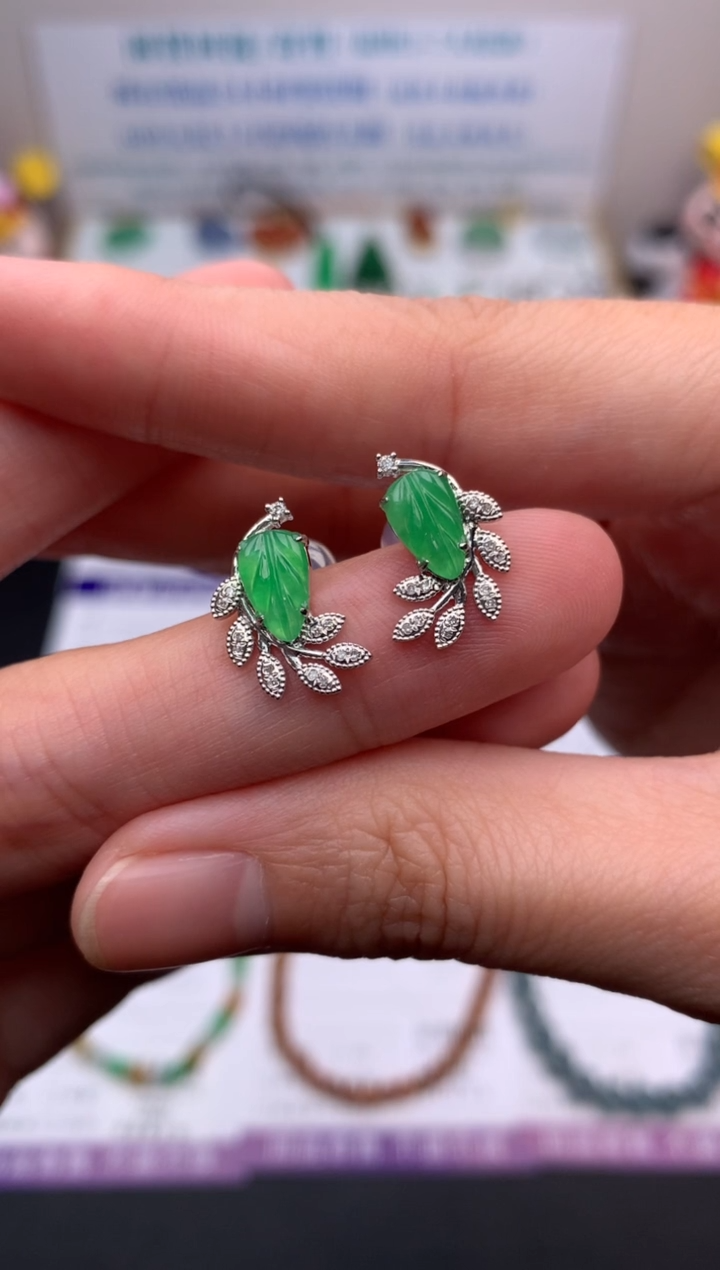 【闪购商品】定制翡翠18K金镶嵌模式推广期24小时鉴赏期