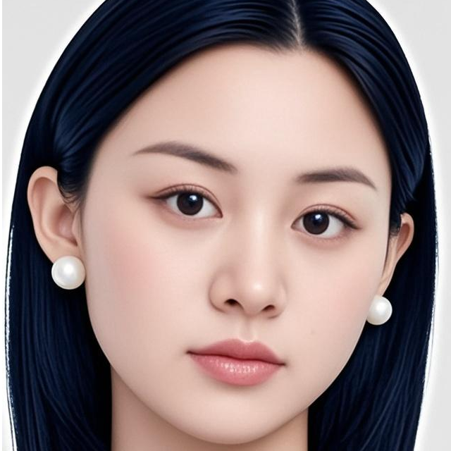 11mm5A6A级珍珠耳钉天然淡水珍珠面包珠毕业极光小灯泡几乎无暇