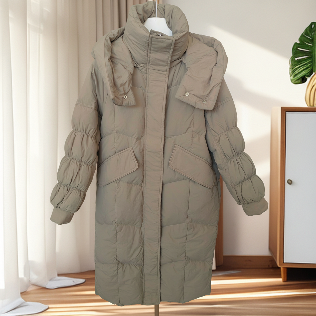 玖玥精选服饰直播链接，No退加厚女士冬季休闲时尚宽松百搭连帽