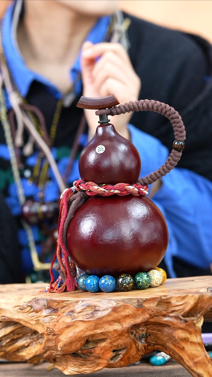 【闪购商品】391—光岳葫天然大漆酒葫芦不含漆珠