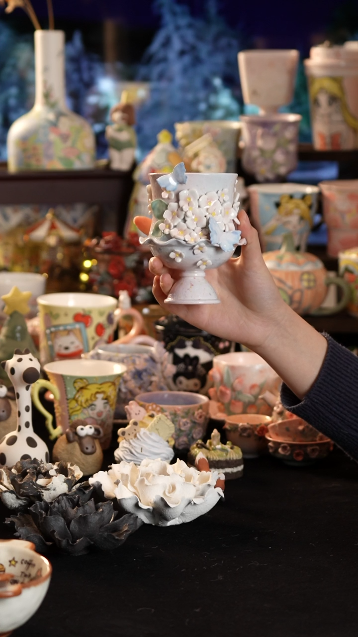 其他陶景德镇釉下彩手绘设计师款陶瓷