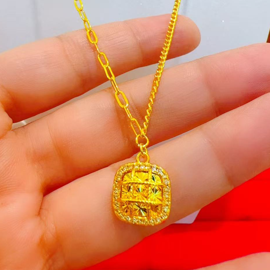 合金项链 0.15g 项链经典 سېھران قاپلىما ئالتۇنلىرى 