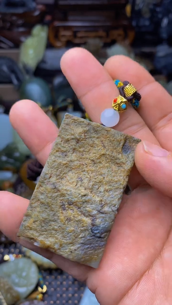 和田玉未镶嵌挂件1