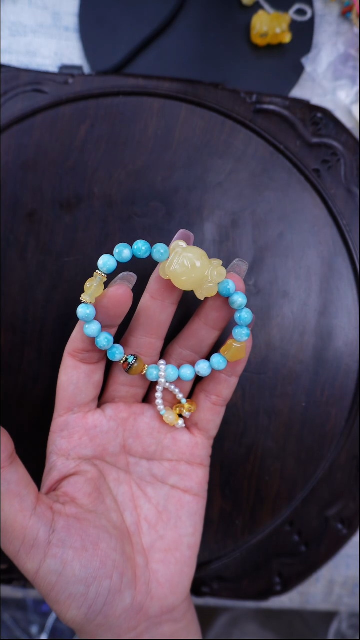 手链琥珀未镶嵌多样性发货一一一