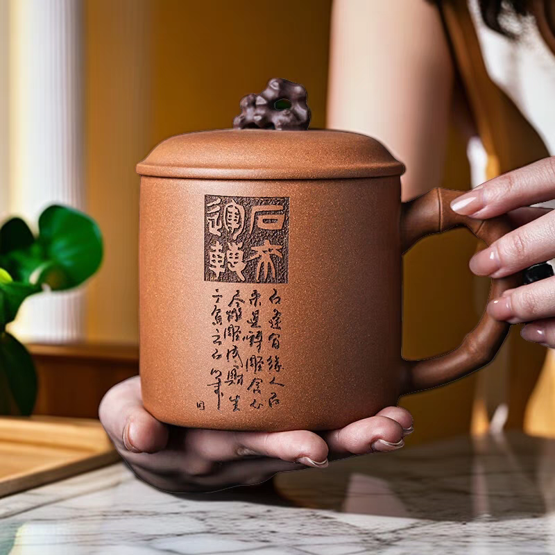 原矿黄降坡手工泡茶太湖石大容量办公室茶具