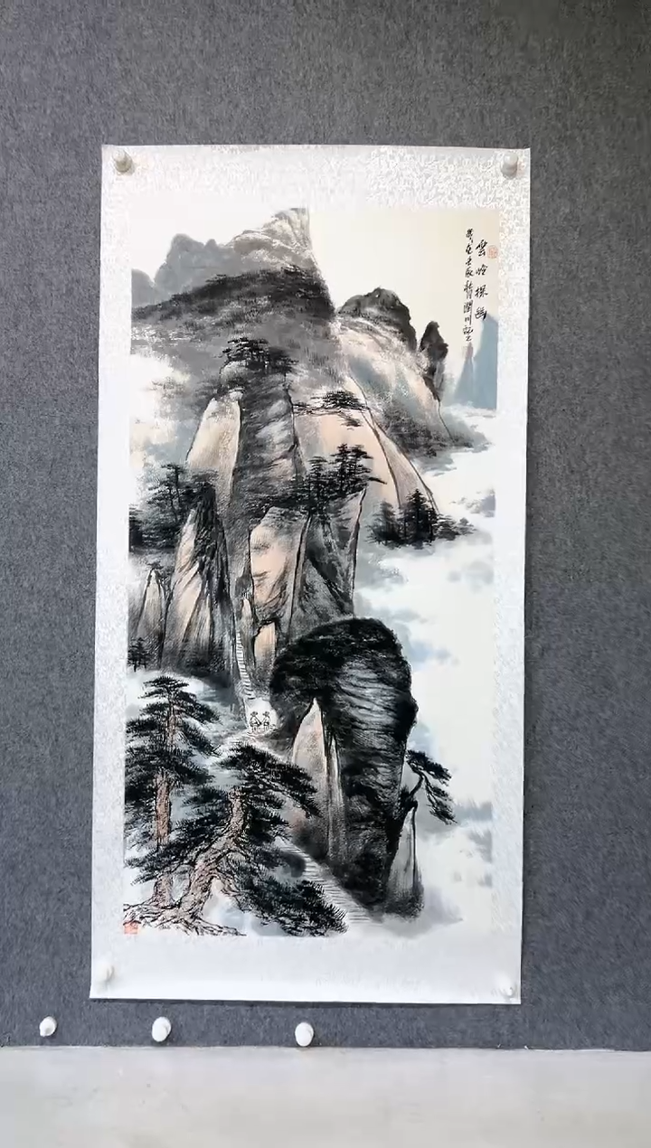 【闪购商品】绘画贺润川-8平尺-国画-Yz