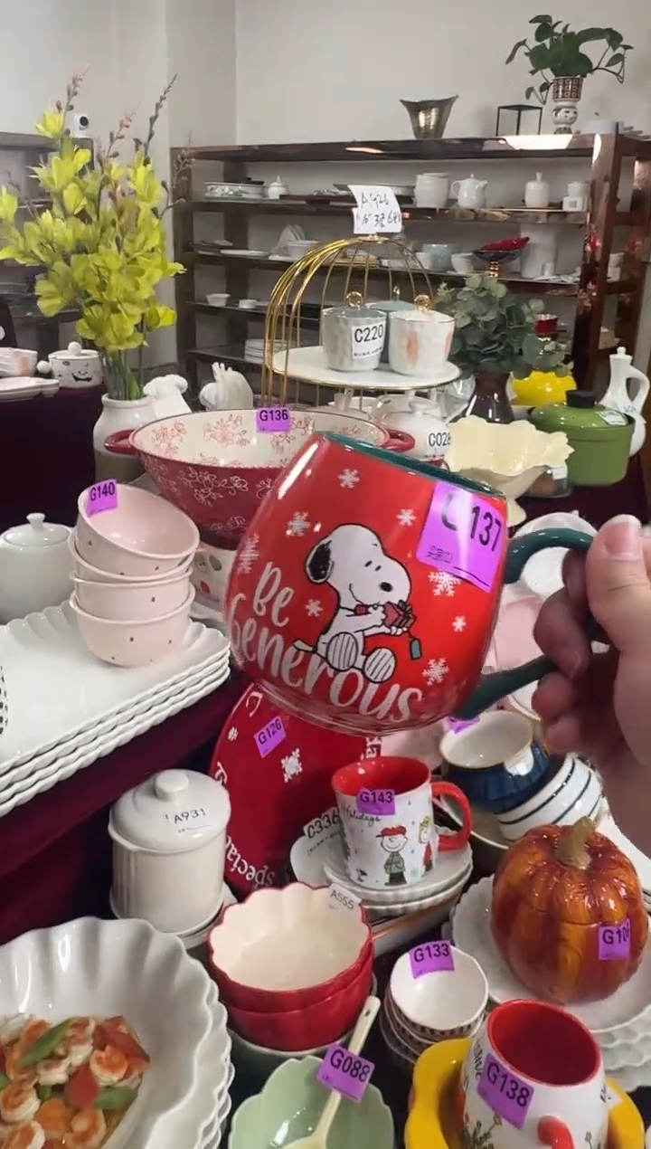 摆件陶G137 陶瓷餐具库存微瑕