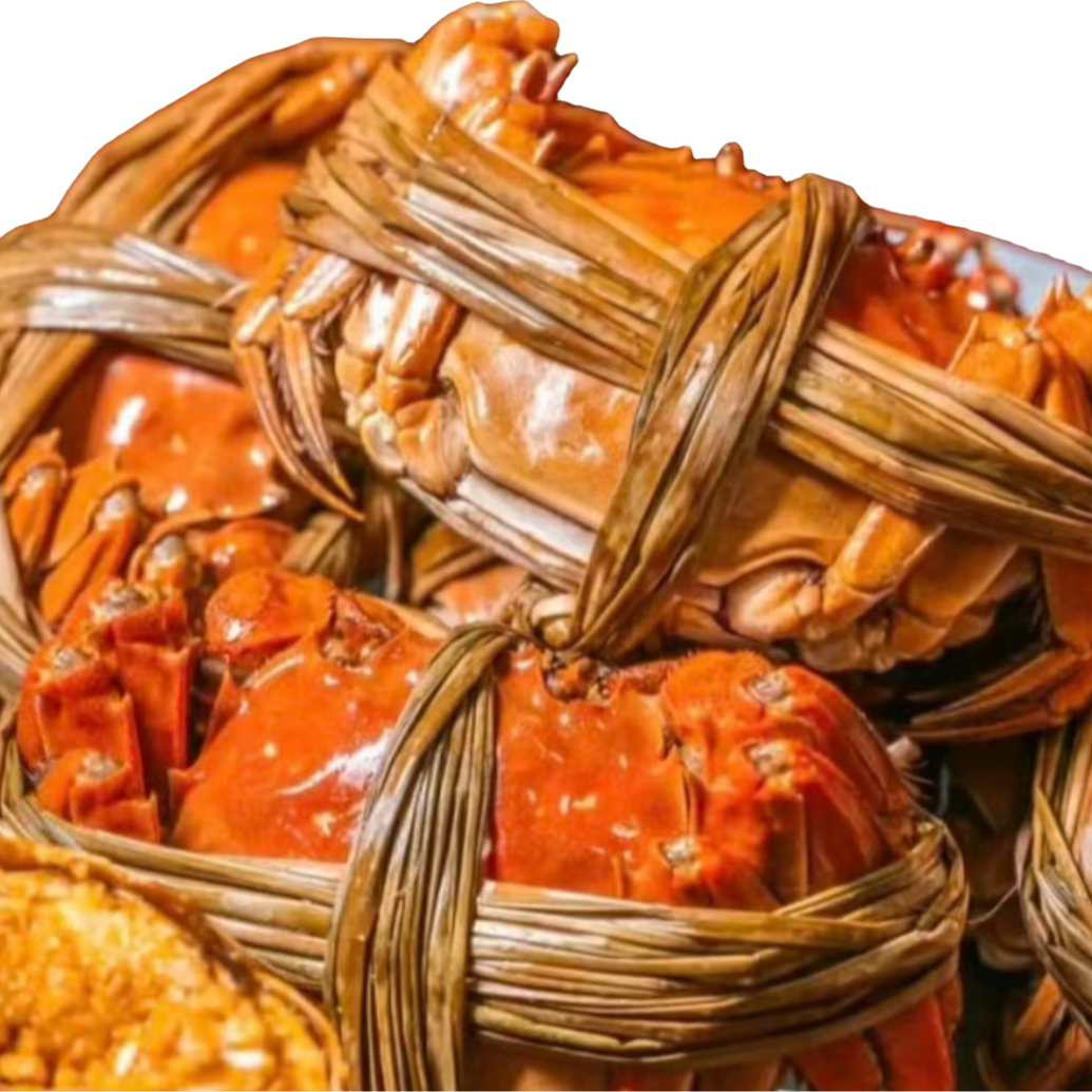 江苏大闸蟹活蟹现捕现捞现发 3-3.5两母 8只