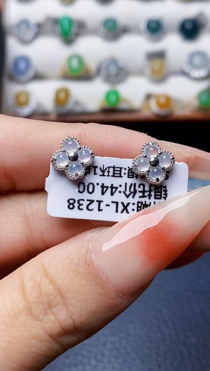 银S925镶嵌戒指翡翠1448