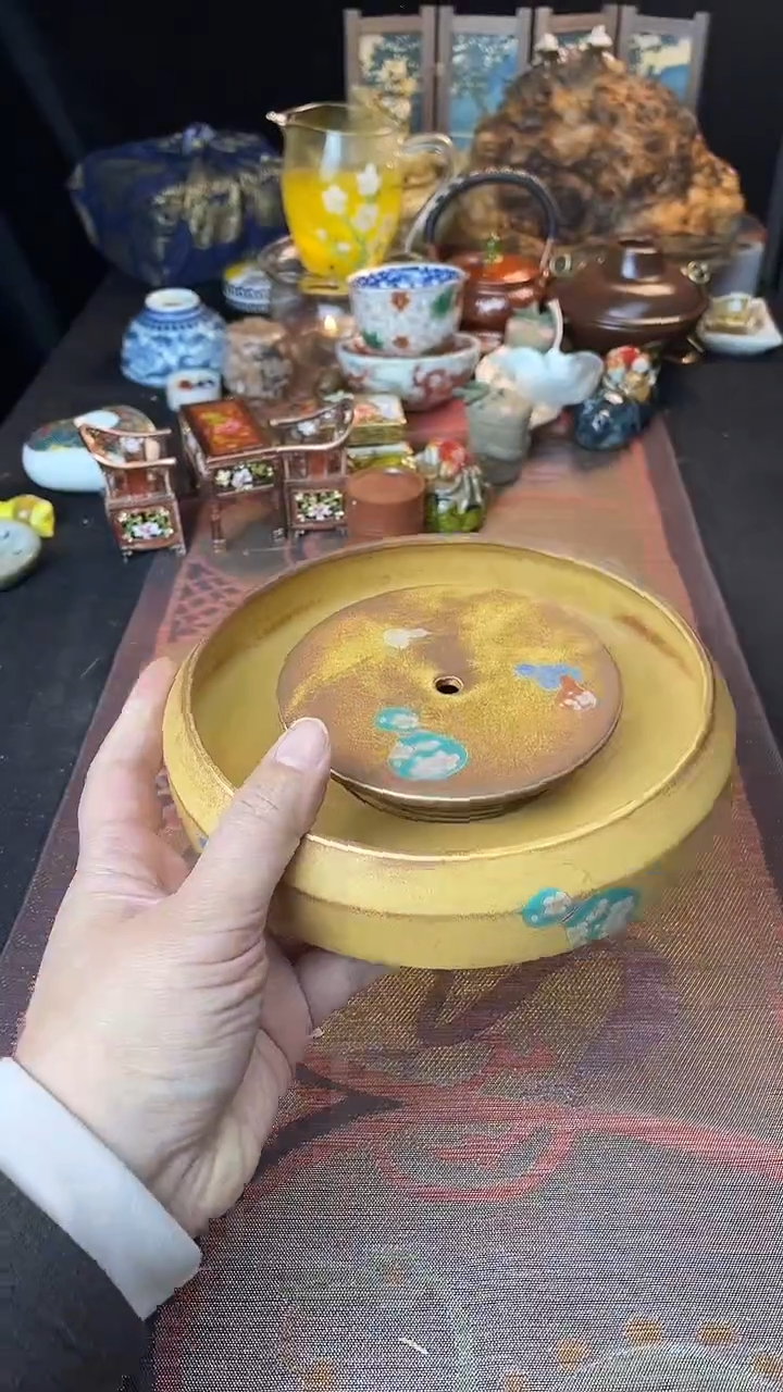 瓷片绿**踪散瓷默认微瑕，看清尺寸品相再拍