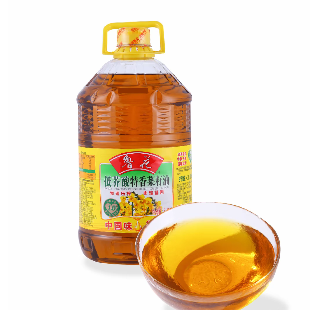 鲁花低芥酸特香菜籽油5L